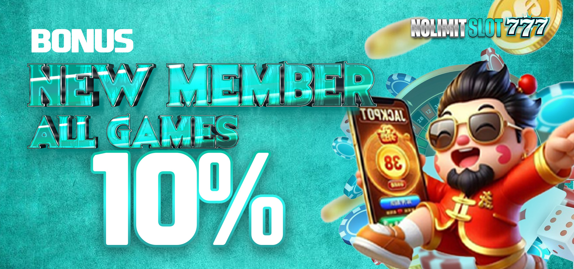 PROMO BONUS MEMBER BARU 10%